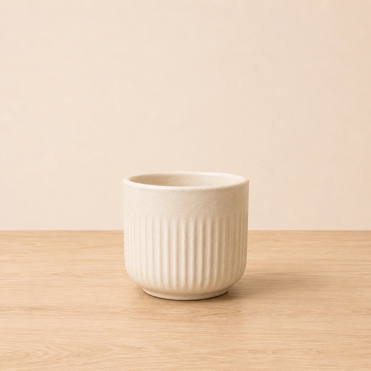 Minimal Textured Ceramic Planter Pot