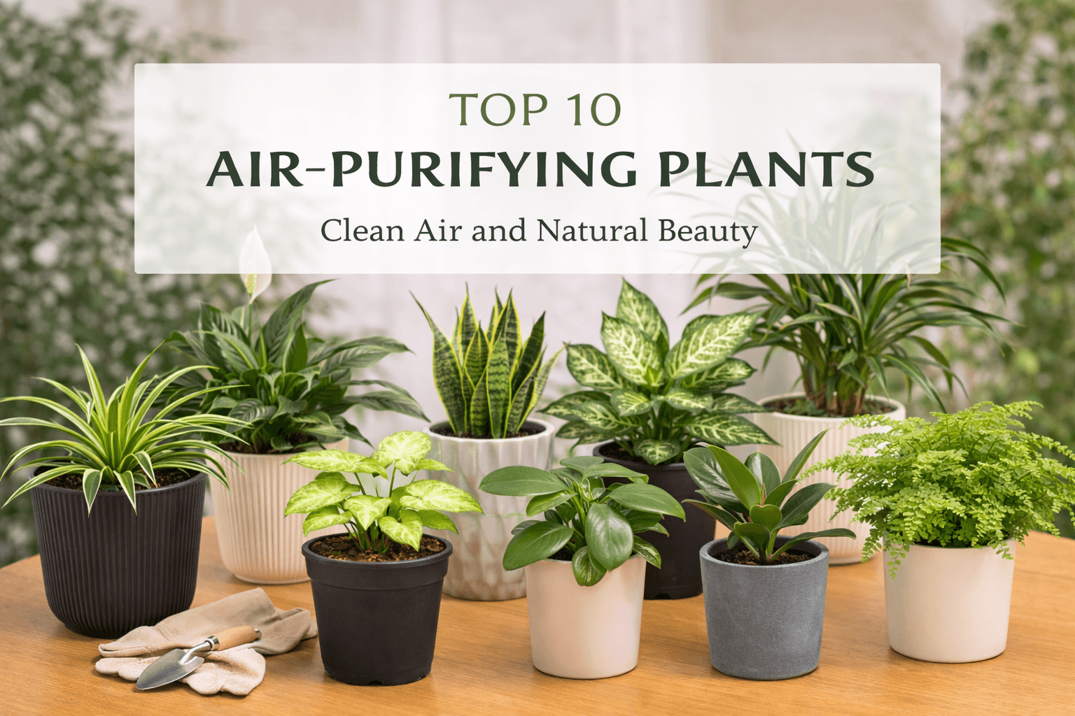 Top 10 Air Purifying Plants